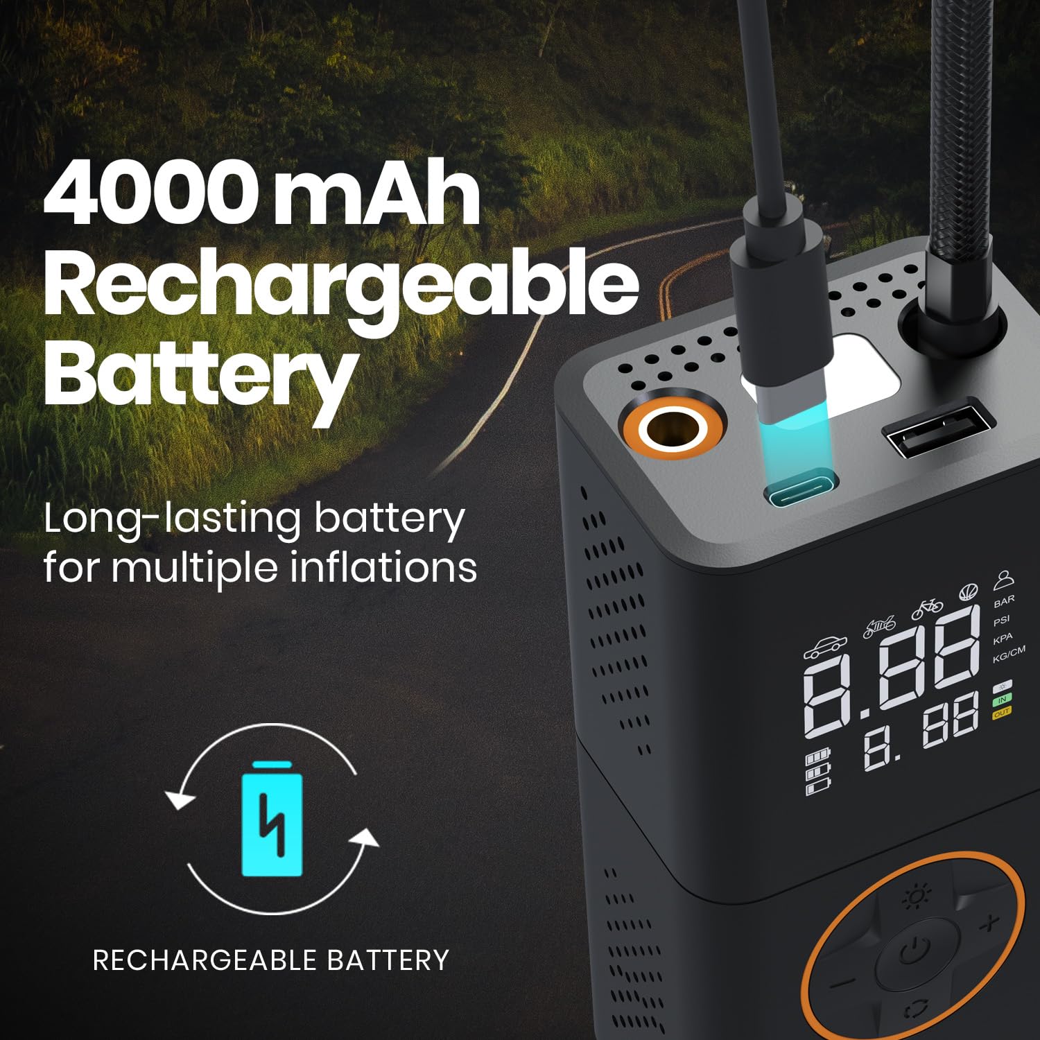 Vayu 3.0 Portable Tyre Inflator